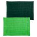 Set Basil Set van 2 badmatten, antislip, groen-groen, 60 x 90 cm