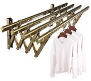 Icecat Rack à linge extensible avec 4 barres pour montage mural