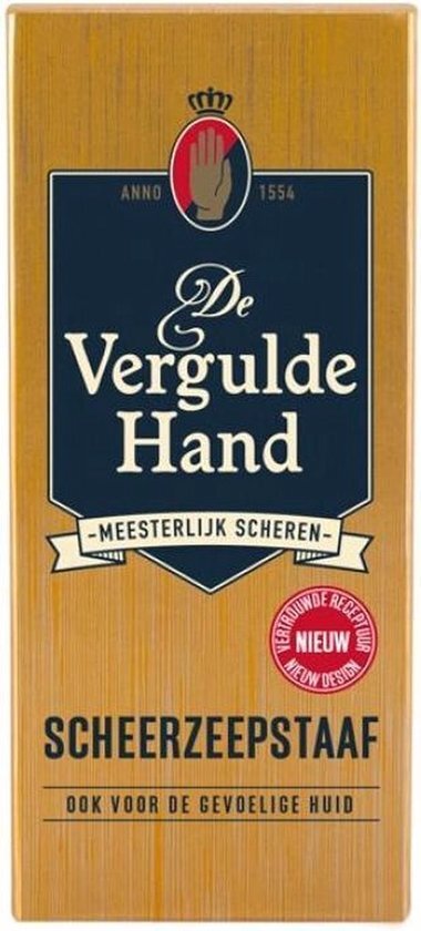 Vergulde Hand Scheerzeepstaaf