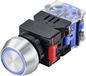 TRU COMPONENTS TC-9428152 LAS0-L-11ZEB/B/12V Drukschakelaar 250 V 5 A 1x uit/aan Continu Blauw IP40 1 stuk(s)