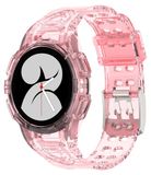 Wigento Samsung Siliconen horlogeband voor de Galaxy Watch 5 40mm, met geïntegreerde behuizing