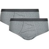Athena - Set van 2 basic herenslips – slips van 100% biologisch katoen – open pasvorm, ergonomisch, comfort en grip – Oeko-Tex Standard 100 label