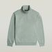 G-Star Premium Core Half Zip Sweater Heren, Iceberg Green, XXL