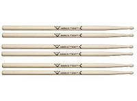 Vater Drumsticks VSP37ACL - 7A Classics Serie - Hickory - Houten Tip - 3 Paar Pack