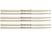 Vater Drumsticks VSP37ACL - 7A Classics Serie - Hickory - Houten Tip - 3 Paar Pack