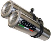 GPR Exclusive M3 Inox Dual Hayabusa 1300 07-16 Slip On Schalldämpfer Silber