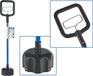 GEKO Magnetische grijper - lange steel - snelle loslaatfunctie - 77 cm