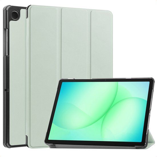 imoshion Tablet Hoes - Geschikt voor Samsung Galaxy Tab A11 Plus - Trifold Bookcase - Lichtgroen