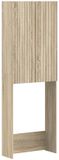 vidaXL Toiletkast ARNHEM Sonoma Eiken 66 x 25,5 x 190 cm Bewerkt hout
