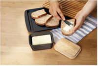 Brunner Savana Melamine Butter Dish - White
