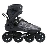 Roces R-Evo 84 Skeelers - 84mm - Softboot - Extra Comfort & Stabiliteit - Heel Lock & Easy Entry - ABEC-7 - Fitness Inline Skates - Heren / Dames - Zwart/Antraciet - Maat 41