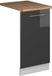 Vicco Fame-Line Vaatwasserfrontpaneel – 45 cm, WB Eik Antraciet Hoogglans