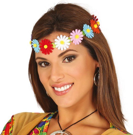 Fiestas Guirca - Hoofdband bloemen - Multi - Unisex