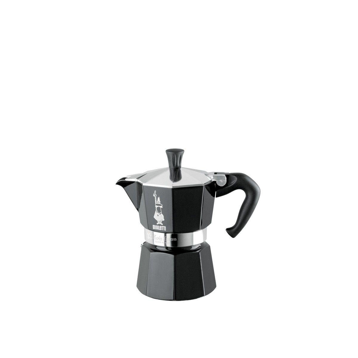 Bialetti Moka Express - Moka pot - 3 cups - Black