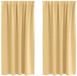 vidaXL Blackout Gordijnen met Ringen 2 st Beige 175 x 140 cm Polyester