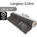 Zenlys Grande Largeur 5,15m Toile De Paillage Anti Mauvaises Herbes Longueur 10m Couleur Marron 130gr M2 Grande Largeur Bache Film