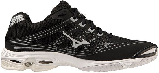 Mizuno Wave Voltage Heren Indoorschoenen Zwart/Zilver
