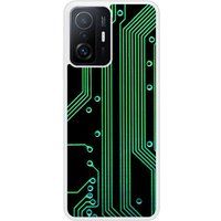 Xiaomi Mi 11T Texture circuit geek Verstevigd hoesje met sublimatie bedrukking