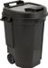 Merkloos / Sans marque EDA Afvalcontainer/kliko - zwart - 110 liter - 60 x 55 x 80 cm
