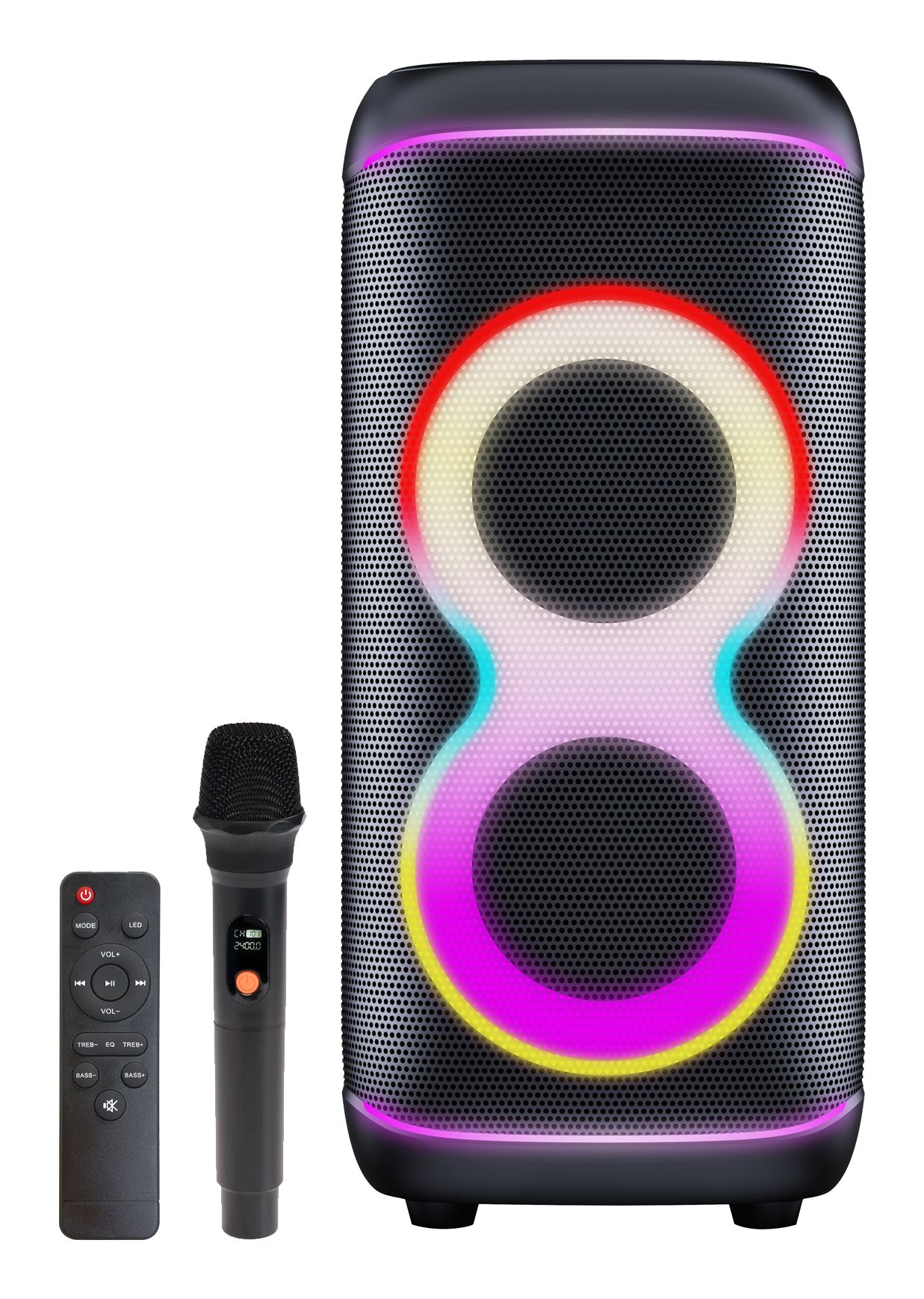 Denver BPS-370 Feestluidspreker Zwart 100 W