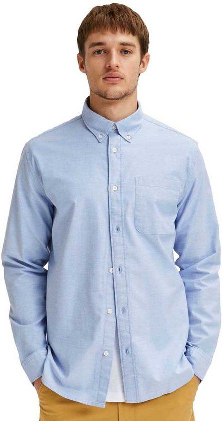SELECTED Regrick Oxford Flex Lange Mouwen Overhemd Heren - Light Blue - M
