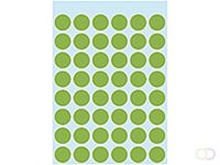 HERMA 1865 étiquettes rondes 12mm vert 240 pièces