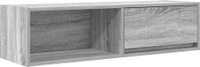 Meuble TV 100x31x25,5 cm aggloméré gris sonoma