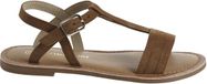 Vertbaudet Sandales en cuir pour fille marron