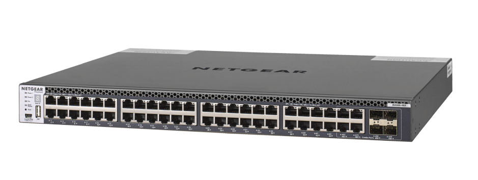 Netgear M4300-48X - Netwerk-switches - Zwart