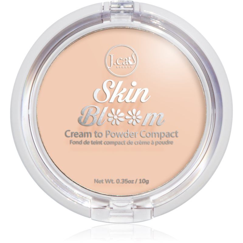 J.Cat Beauty Skin Bloom Cream to Powder Compact in Warm Bisque