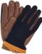 Hestra Handschoen Wool Tricot Leer Navy Chocolate - Maat 9 - Heren