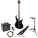 Cort Artisan C4 Deluxe Black kit de démarrage pour guitare basse électrique