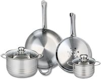 Fackelmann Set van 2 Bakpannen 28 en 32 cm en 2 Kookpotten 16 en 24 cm Elo Profi Brillant