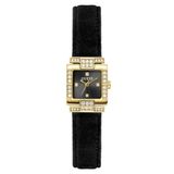 Guess Dameshorloge Taylor GW0923L2 zwart leren armband 21 mm 3 bar waterbescherming