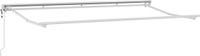 VidaXL Zijde frame geel en wit 350 x 200 cm polyester met pu-coating