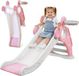 Nexar Glijbaan voor Peuters - Opvouwbaar - Wit/Roze - 115cm