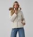 GUESS Veste courte matelassée avec ceinture beige