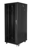 Lanberg FF01-6832-12B rack 32U Vrijstaande rek Zwart
