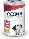 Yarrah Dog Blik Brokjes Vlees In Saus Met Brandnetel En Tomaat Hondenvoer 405 gr