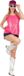 Wilbers & Wilbers - Neon Roze Pailletten Party Top Vrouw - Maat L/XL