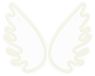 Forever Light Neon plexiglas LED-vleugels, blanc, modèle Fpne09X