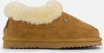 Warmbat Barraba Dames Pantoffels Suède Cognac Maat 41