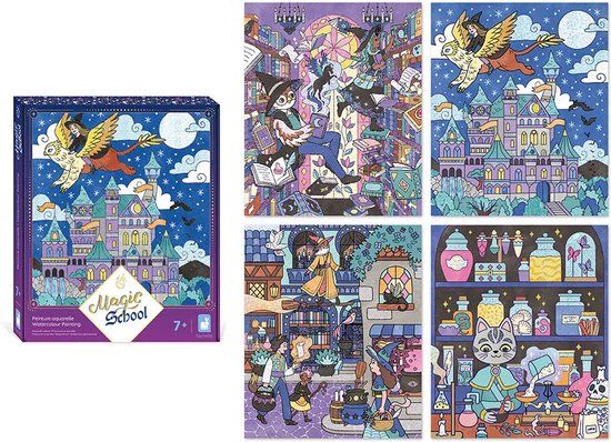 Janod Magic School Aquarel Zeemeermin Schilderen