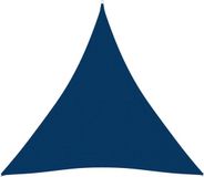 vidaXL Zonnescherm driehoekig 5x7x7 m oxford stof blauw
