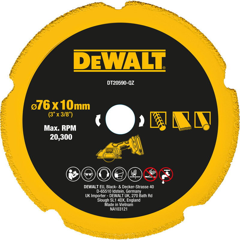 DeWALT DeWALT Diamantblad multimateriaal Ø76x20mm