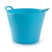 Plasticforte Flexibele emmer/kuip - blauw - 42 liter - ECO kunststof - rond - 38 x 45 cm