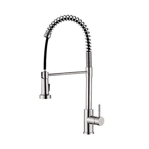 Ibergrif Kitchen Faucet with Removable Remote, Sink Mixer, Steel