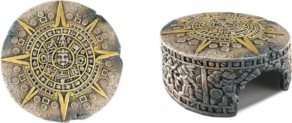 Exo Terra Aztec Calendar schuilplaats Medium - 18 cm x 7,5 cm