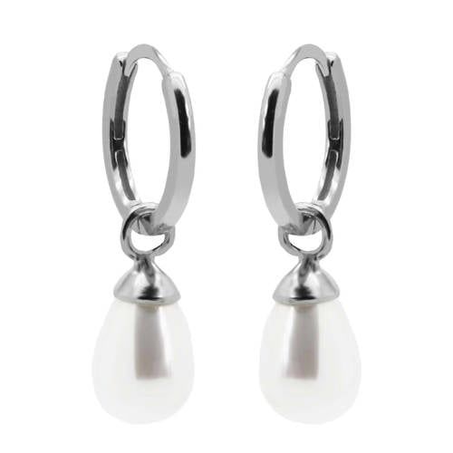 KARMA Jewelry sterling zilveren oorbellen Hanging Gem