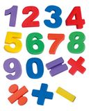 Miniland 97923 - Jumbo-nummers magnetisch/houder 68 stuks